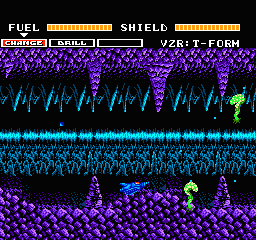 Wurm Journey to the Center of the Earth screenshot 3 for NES